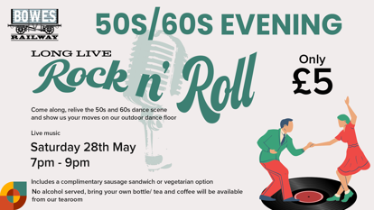 Picture of 1950's  Rock n Roll Evening 7pm till 9pm